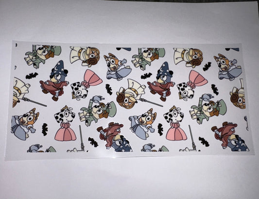 Bluey Haloween Costumes CUP WRAP DIY