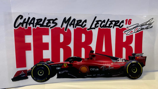 Charles Marc Leglerg Ferrari CUP WRAP