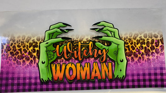 Witchy Woman Halloween CUP WRAP
