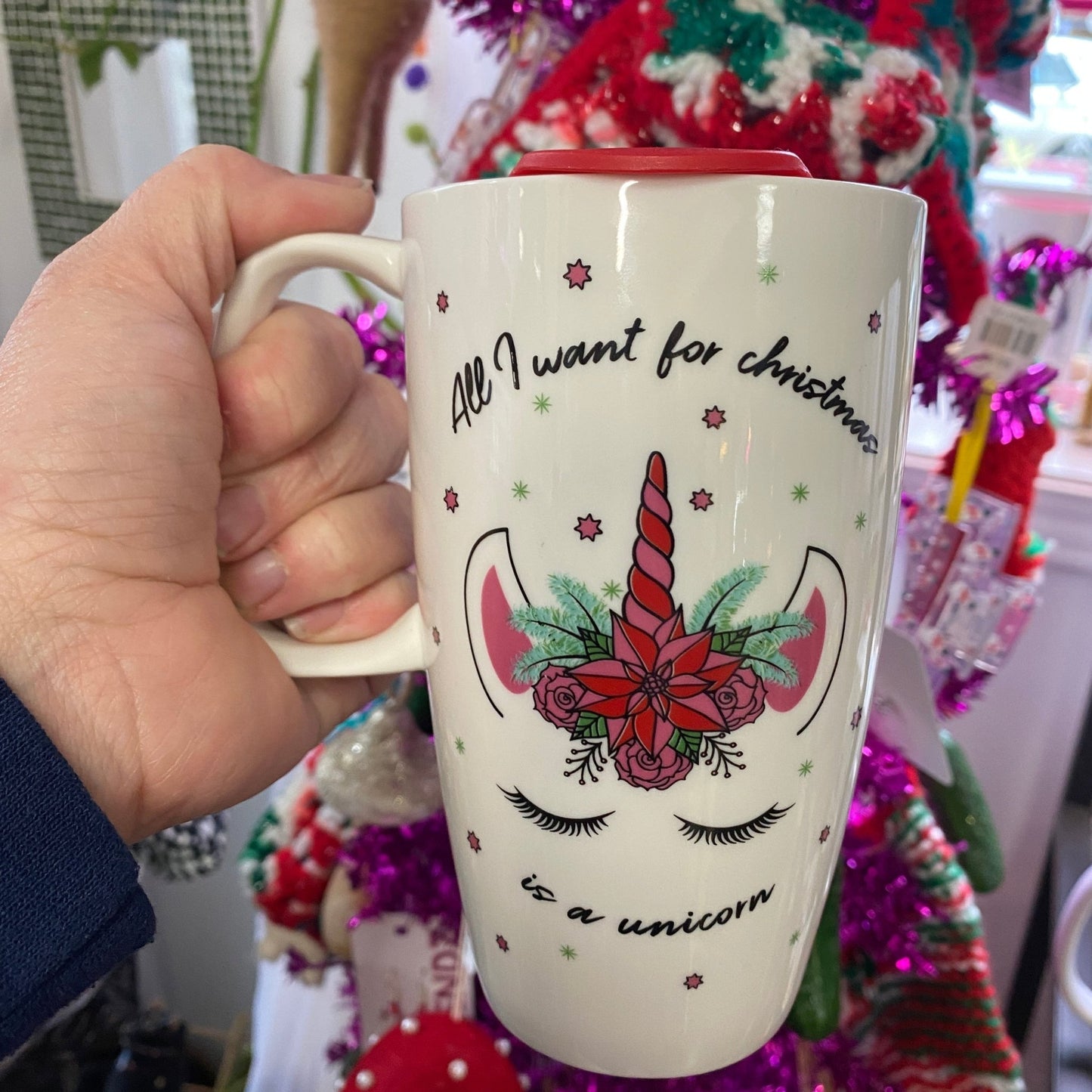 All I want for Christmas is a Unicorn Coffee Cup