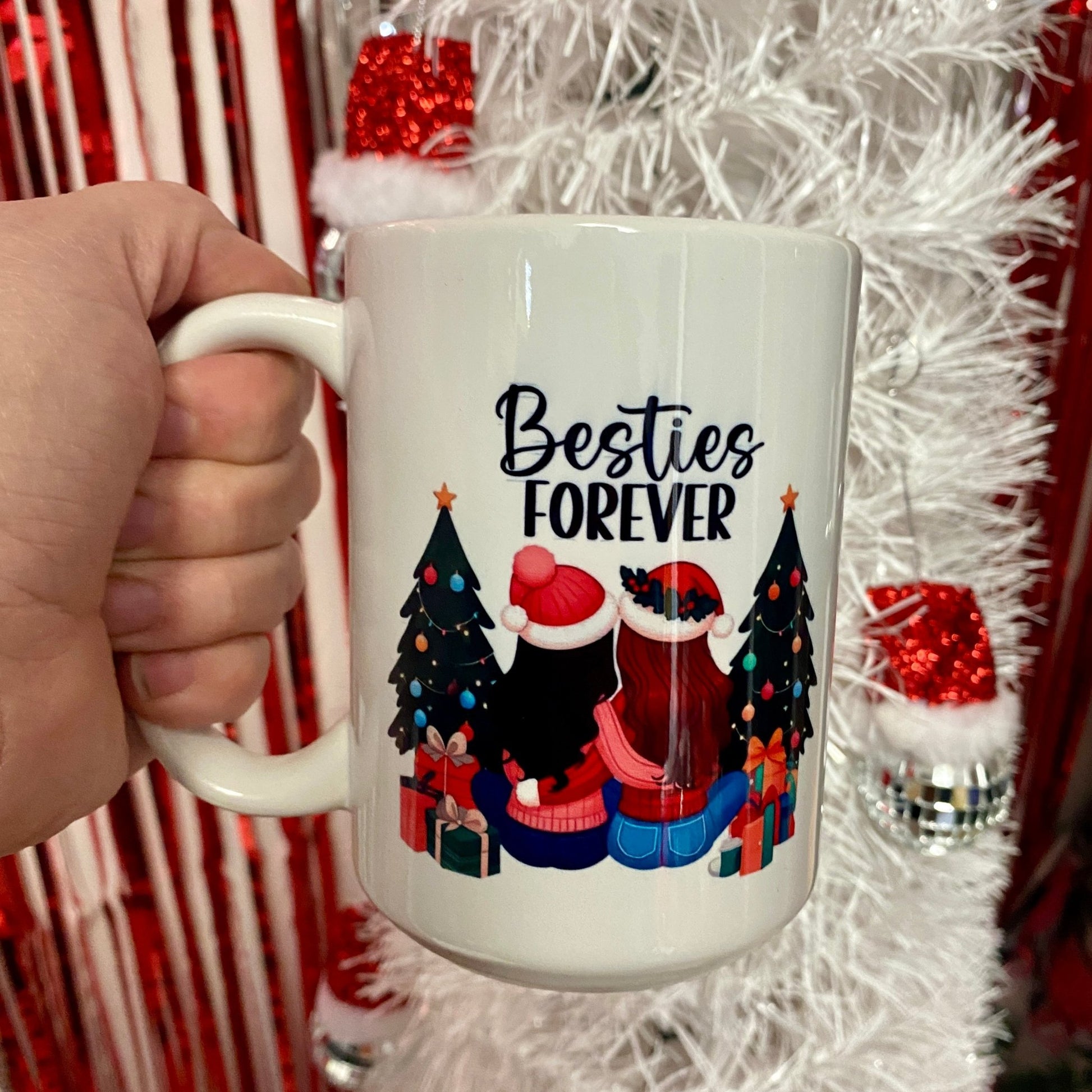 Besties Forever Christmas Mug