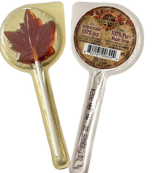 Canada Pure Maple Syrup Lollipops Souvenir