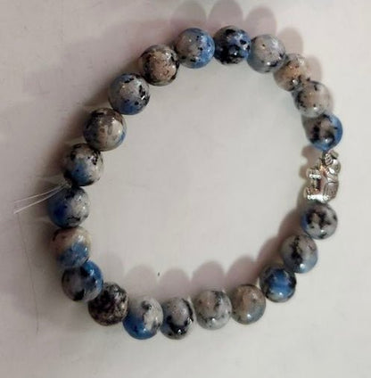 Kiwi Blue Jasper Gem Bracelet