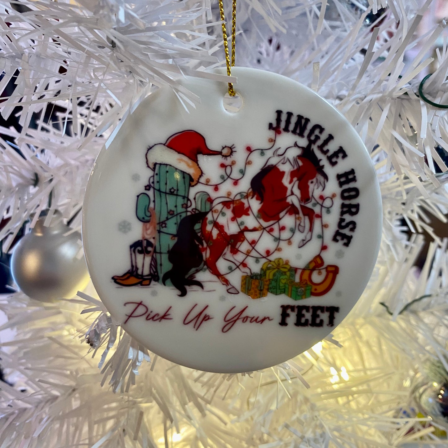 Jingle Horse Christmas Ornament Hanger