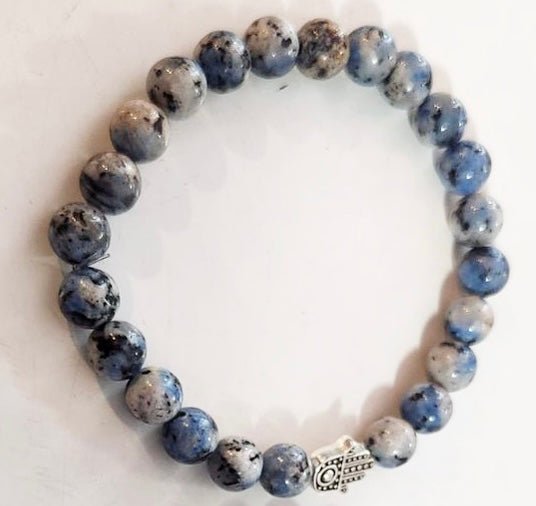 Kiwi Blue Jasper Gem Bracelet