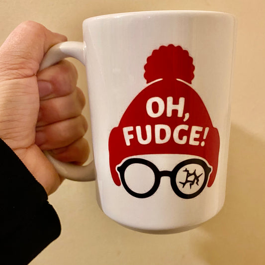 Tasse du film de Noël Oh Fudge