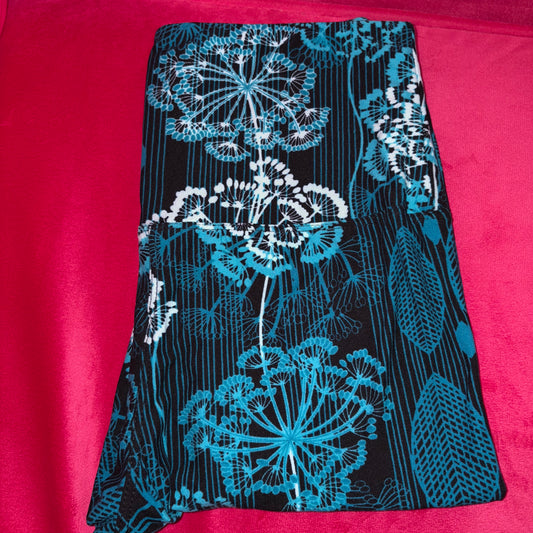 Teal Dandelion Adult Leggings