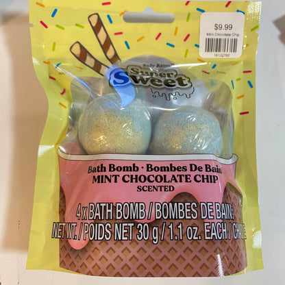 Super Sweet 4pack Bath Bombs