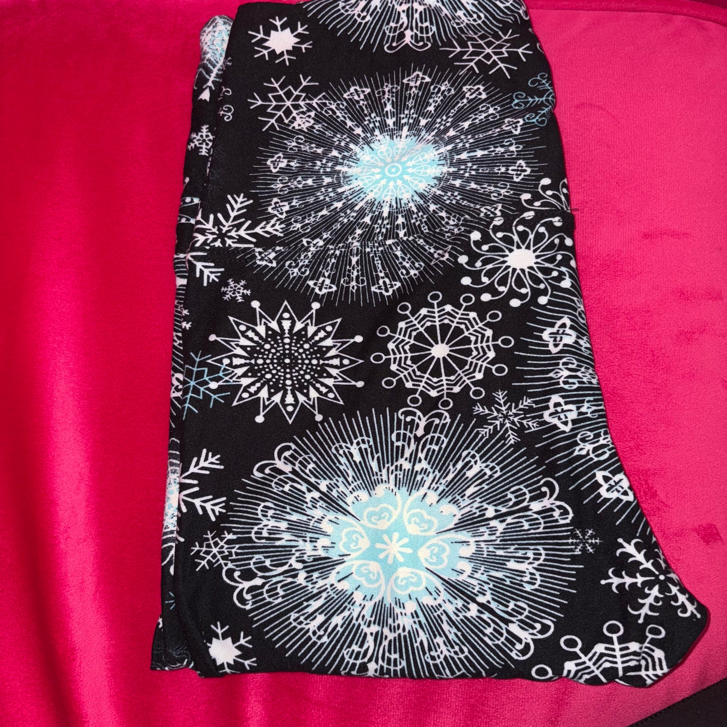 Snow Ice Flake Adult Leggings