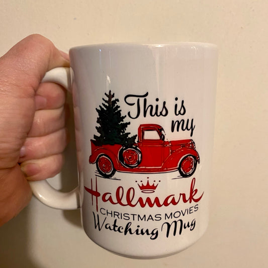 Hallmark Christmas Movie Watching Mug