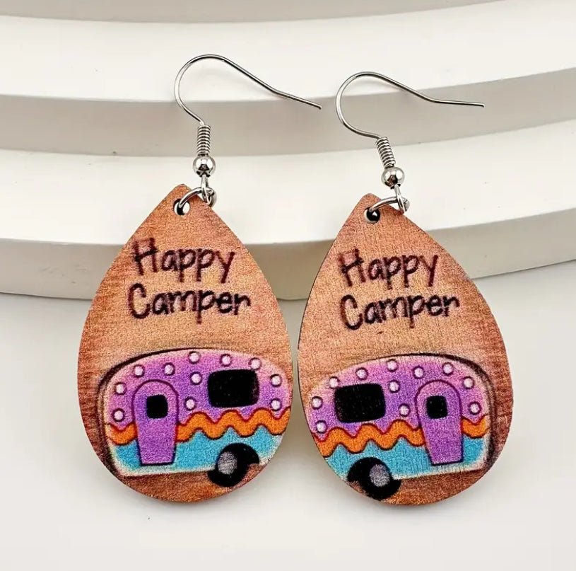 Boucles d'oreilles Happy Camper