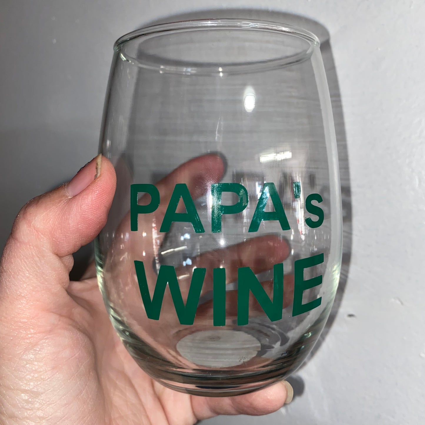 Verre à vin Holiday Green Papa