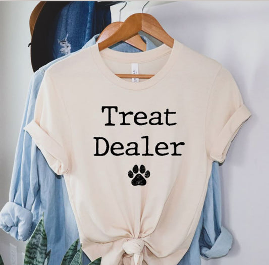 Treat Dealer Dog Graphic Tee Top