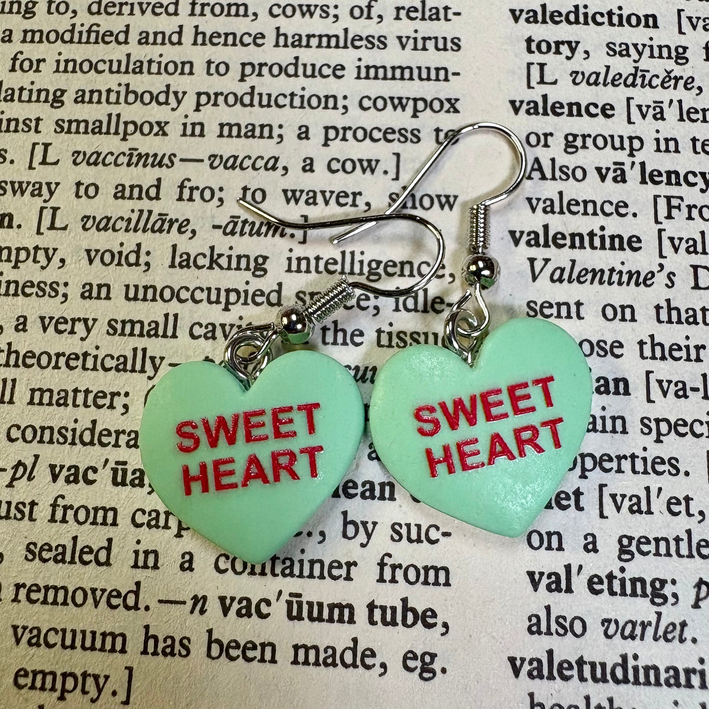 Sweetheart Conversation Valentine Earrings