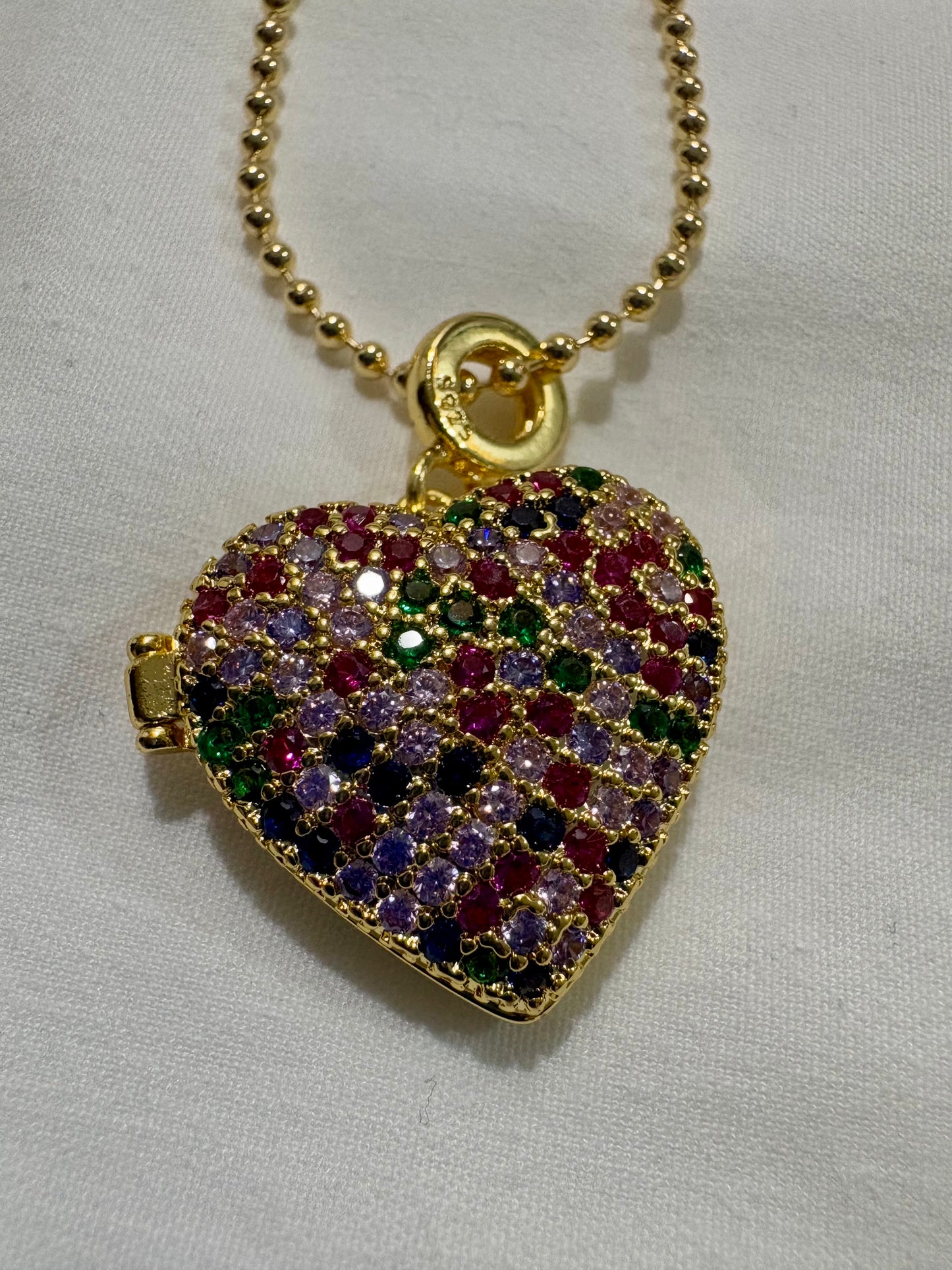 Valentine Heart Locket Necklace