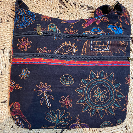 Safari Print Cotton Purse