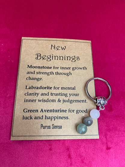 New Beginnings Keychain