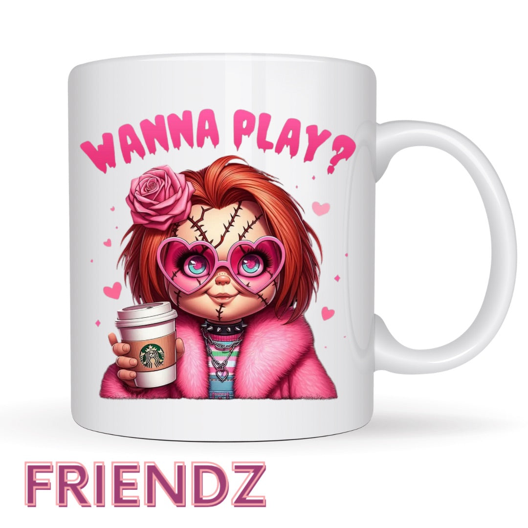 Chucky Girlfriend Wanna Play? - Tiffany Valentine Mug