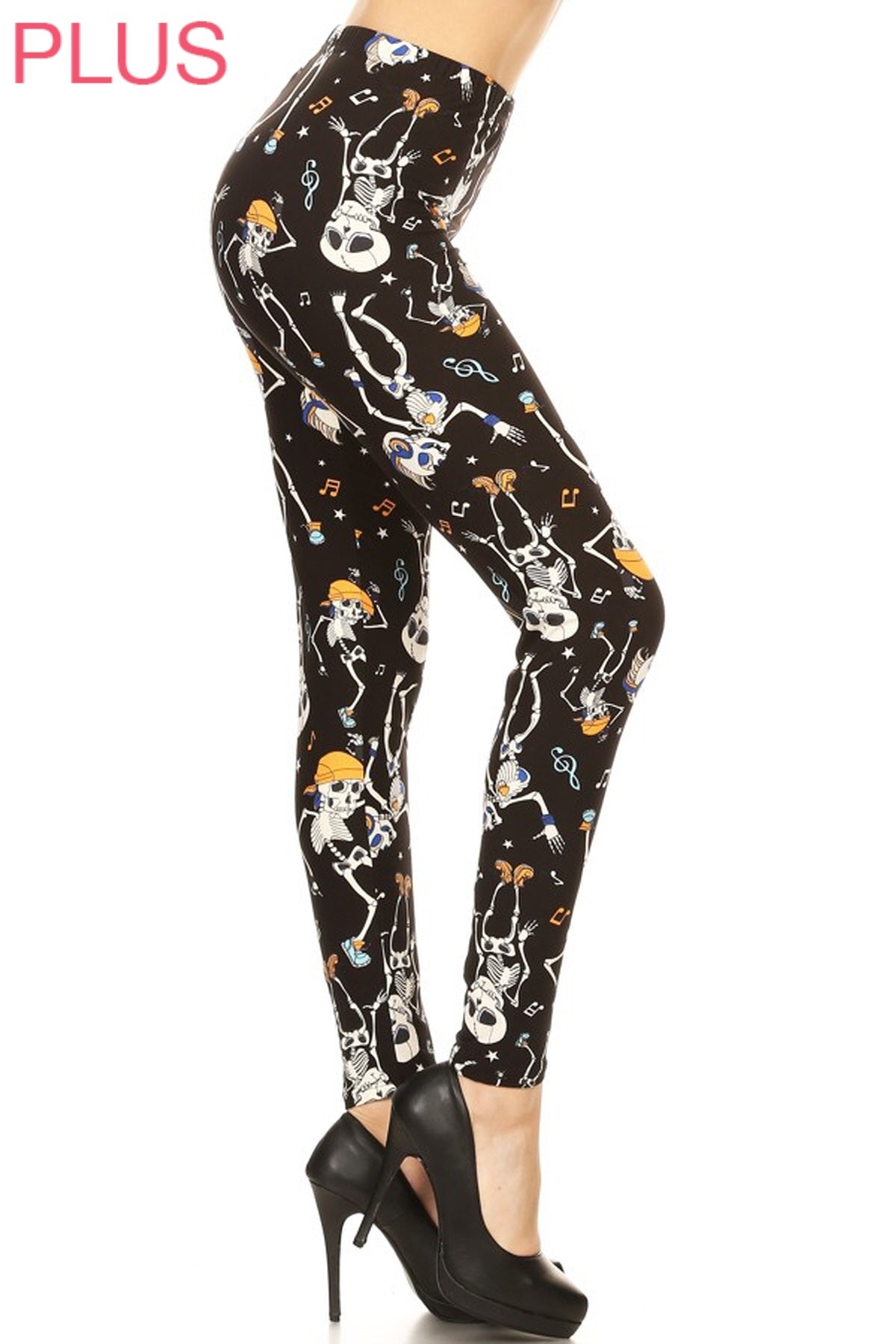 Dancing Skull Adult Leggings