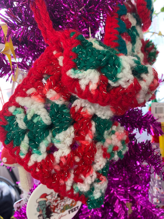 Crochet Gift Card Stocking