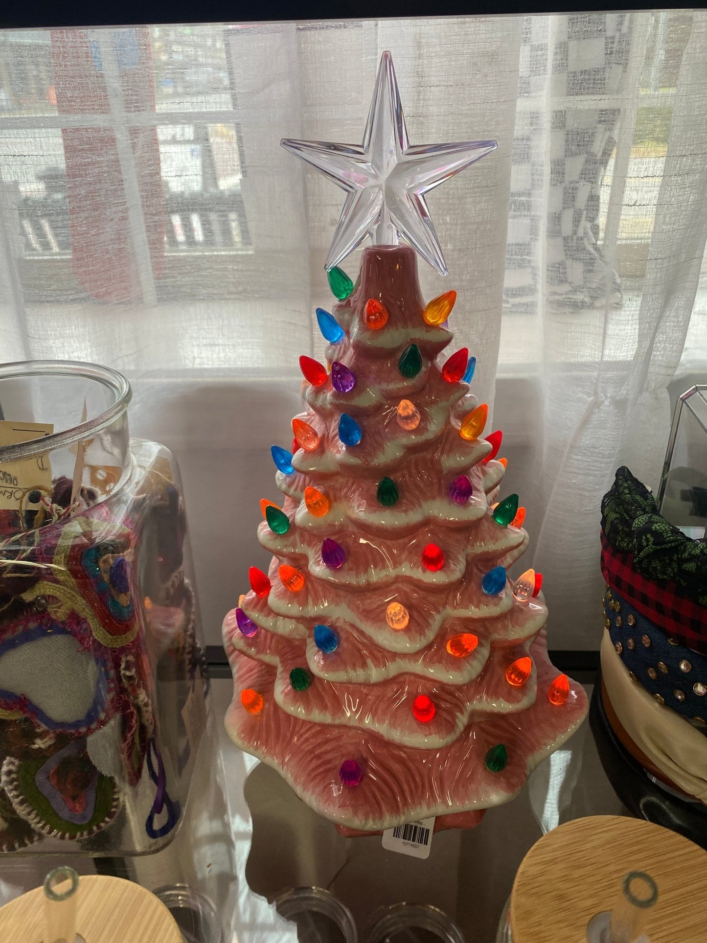 Pink Vintage Nostalgic Christmas Tree