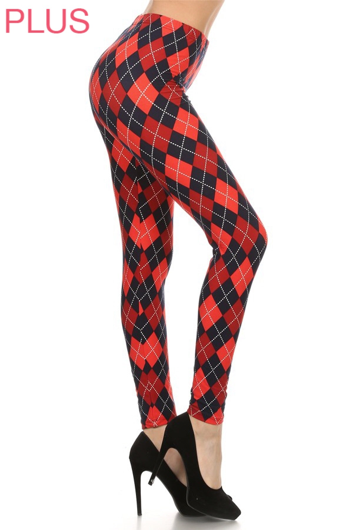 Diamond Plaid Leggings