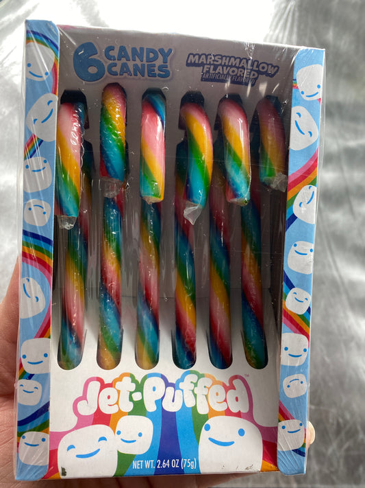 Jet Puffed Candy Canes Marshmallow Flavored Christmas