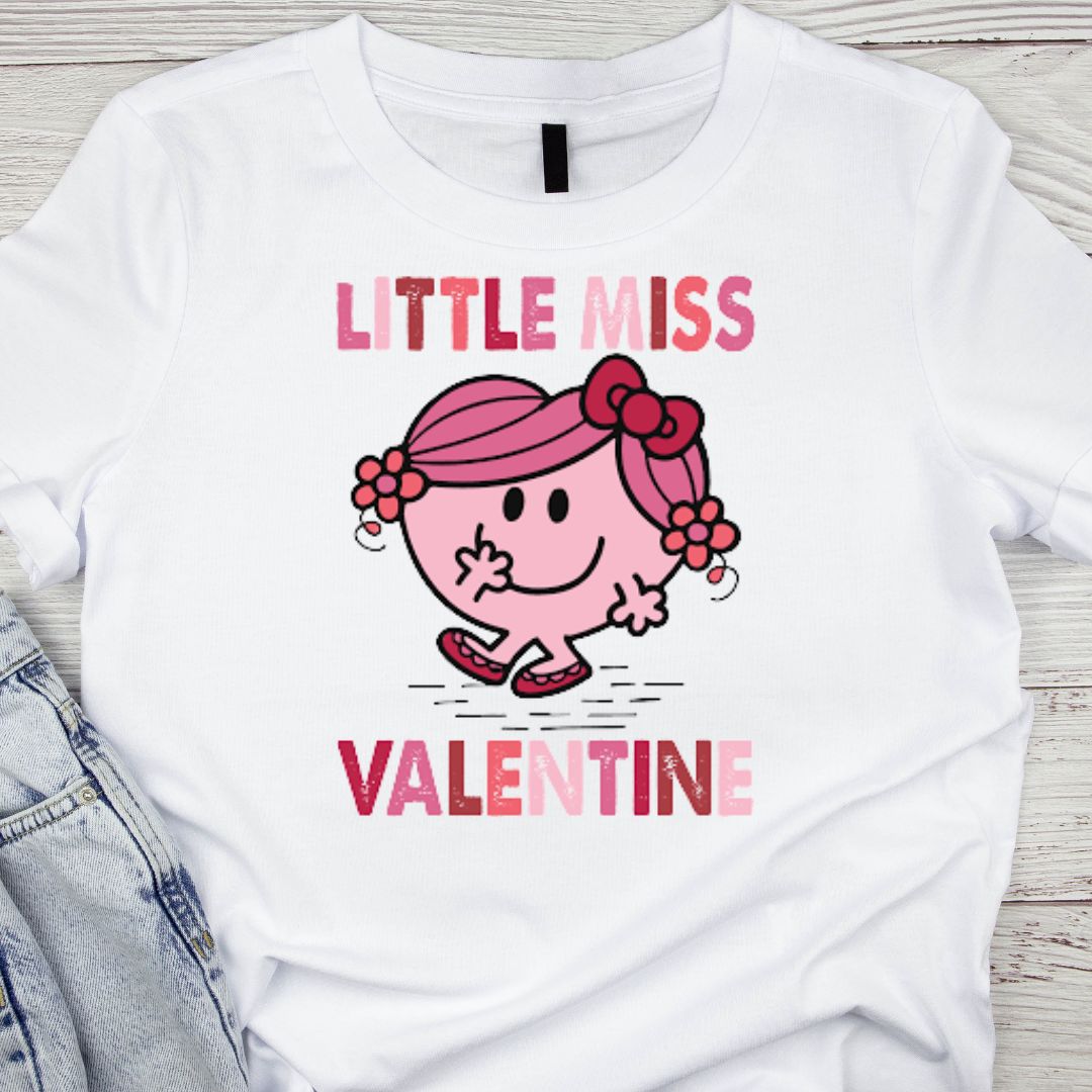 Little Miss Valentine Graphic Tee