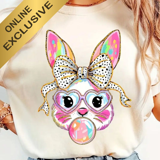 Bubblegum Easter Bunny Tee