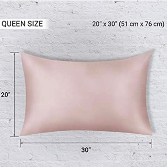 Silk Satin Pillow Cases for Hair and Skin with Hidden Zipper