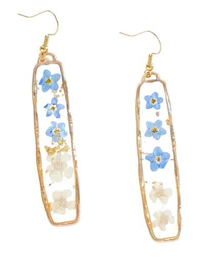 Floral Resin Earrings