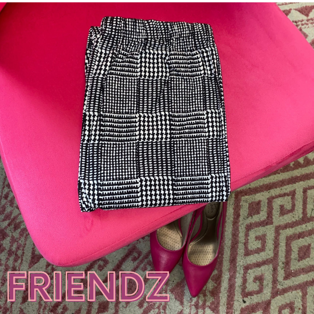 Houndstooth Checkered Adult Leggings