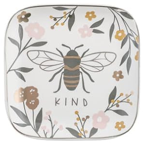Be Kind Bee Print Trinket Tray