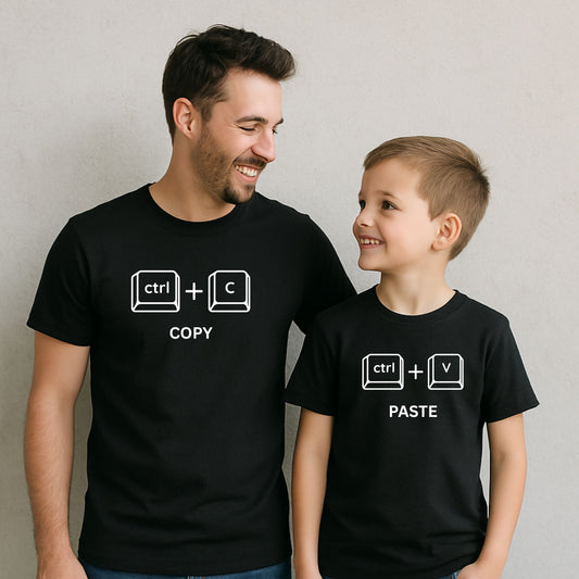 Copy + Paste Father and Child’s Matching Shirts | Fathers Day