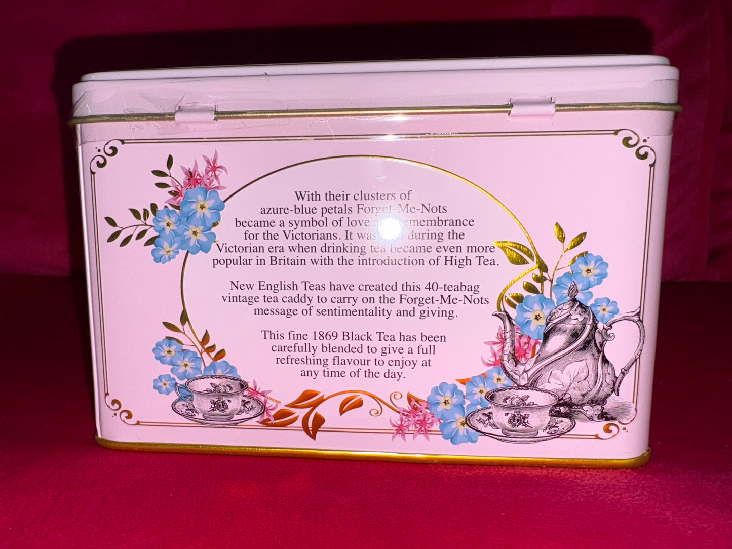 Pink Tin Traditional English Tea - 1869 Black Tea Blend