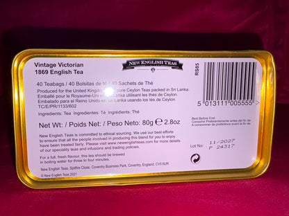 Pink Tin Traditional English Tea - 1869 Black Tea Blend