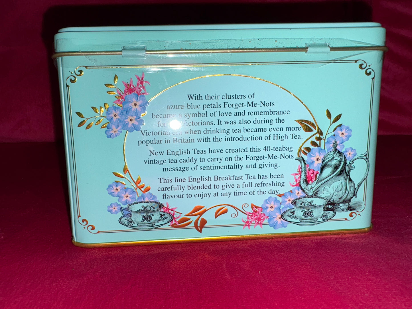 Green Tin Traditional English Tea - Fine Breakfast Tea