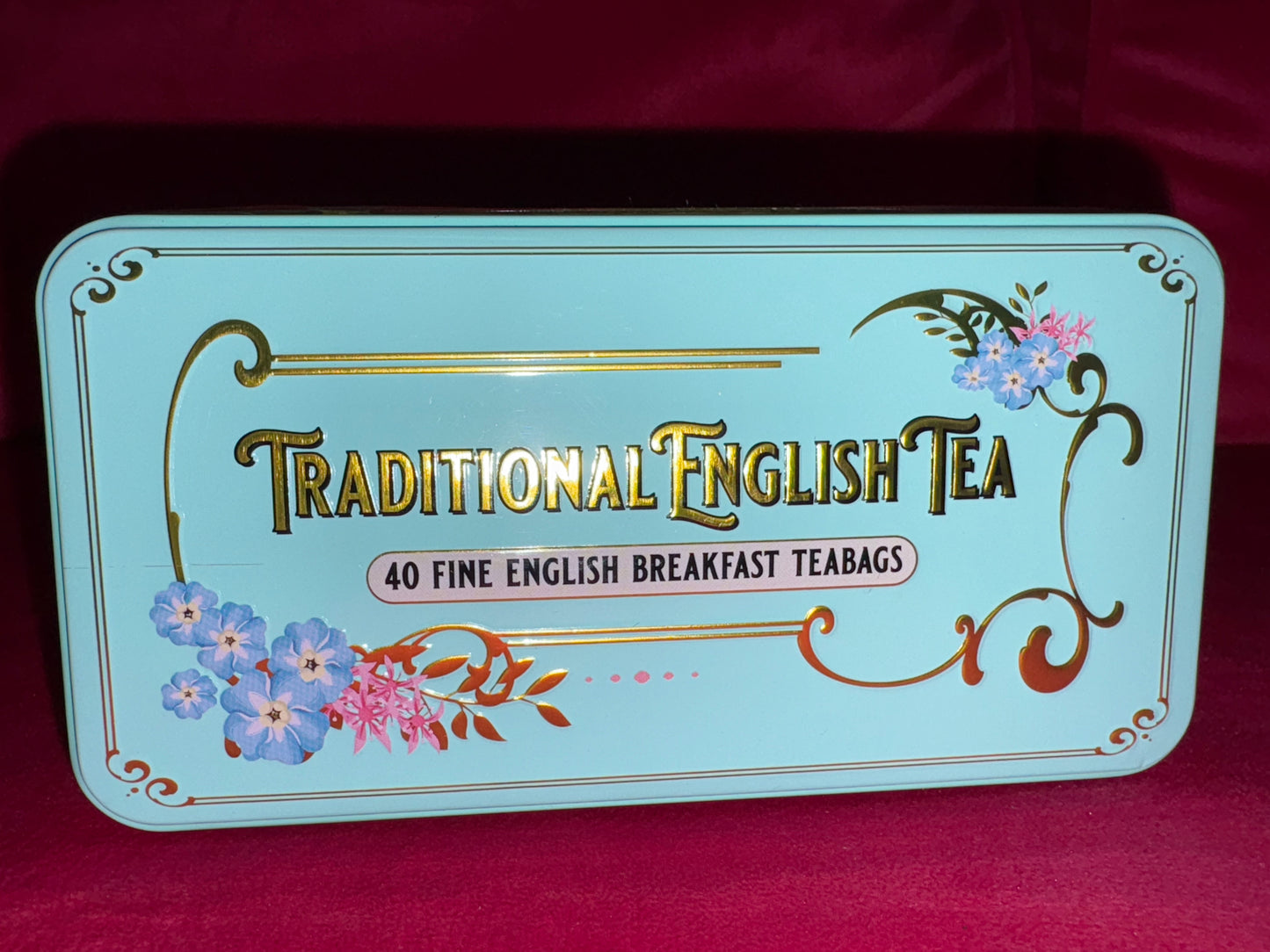 Green Tin Traditional English Tea - Fine Breakfast Tea