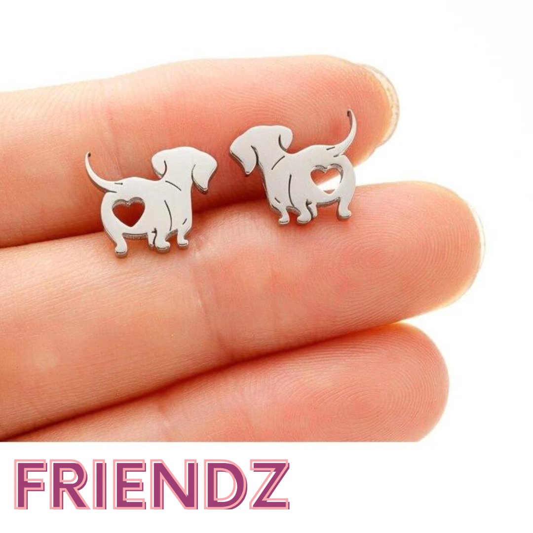 Dachshund Dog Earrings