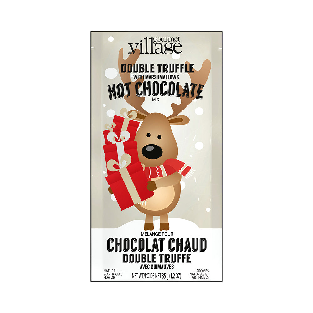 Double Truffle with Marshmallows Christmas Hot Chocolate
