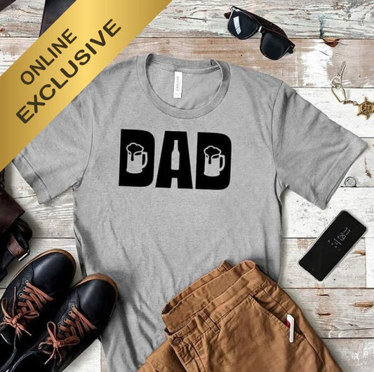 Beer Dad Graphic Tee Shirt