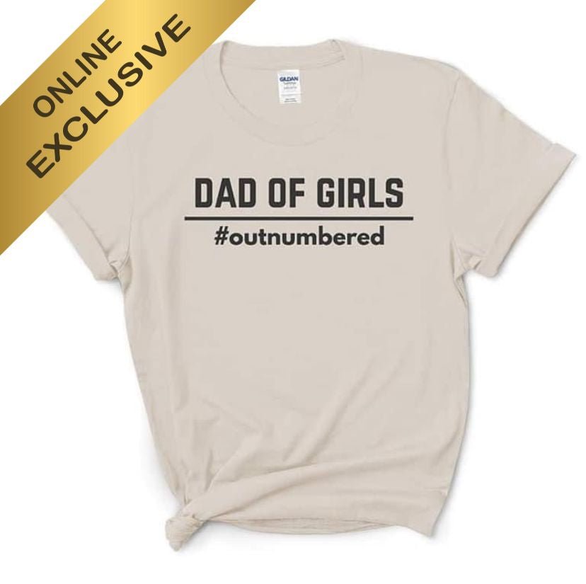 T-shirt graphique pour la fête des pères « Papa de filles »