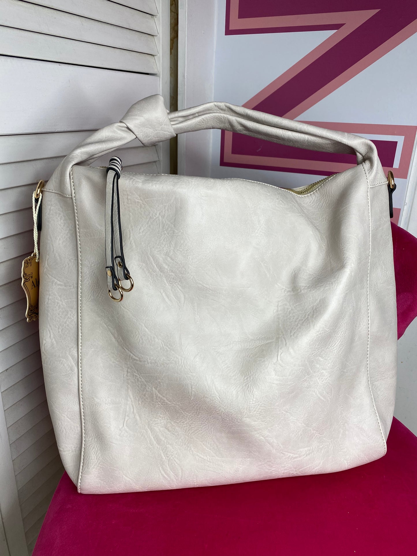 FINAL SALE Knot Hobo Purse Weekender Bag