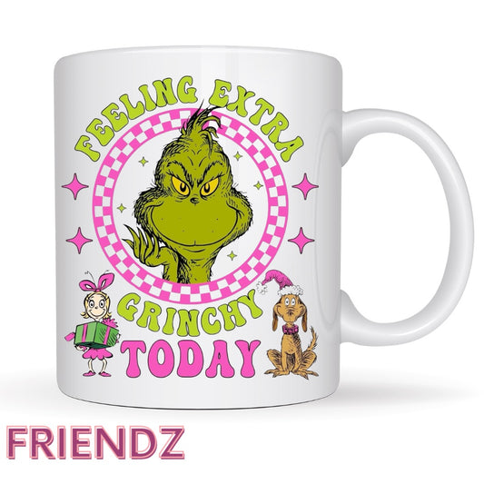 Feeling Extra Grinchy Today Christmas Mug 