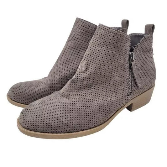 FINAL SALE Marlis Boots Memory Foam Booties Gray