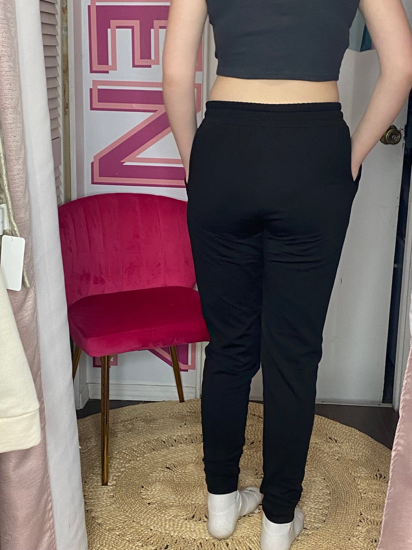 Pantalon de jogging en polaire légère de style classique