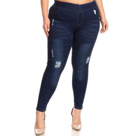 Jegging en jean skinny Kat Plus