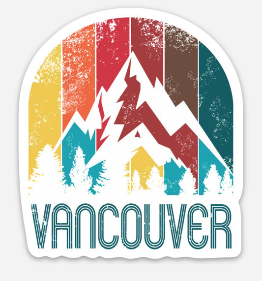 Vancouver Mountain Sticker