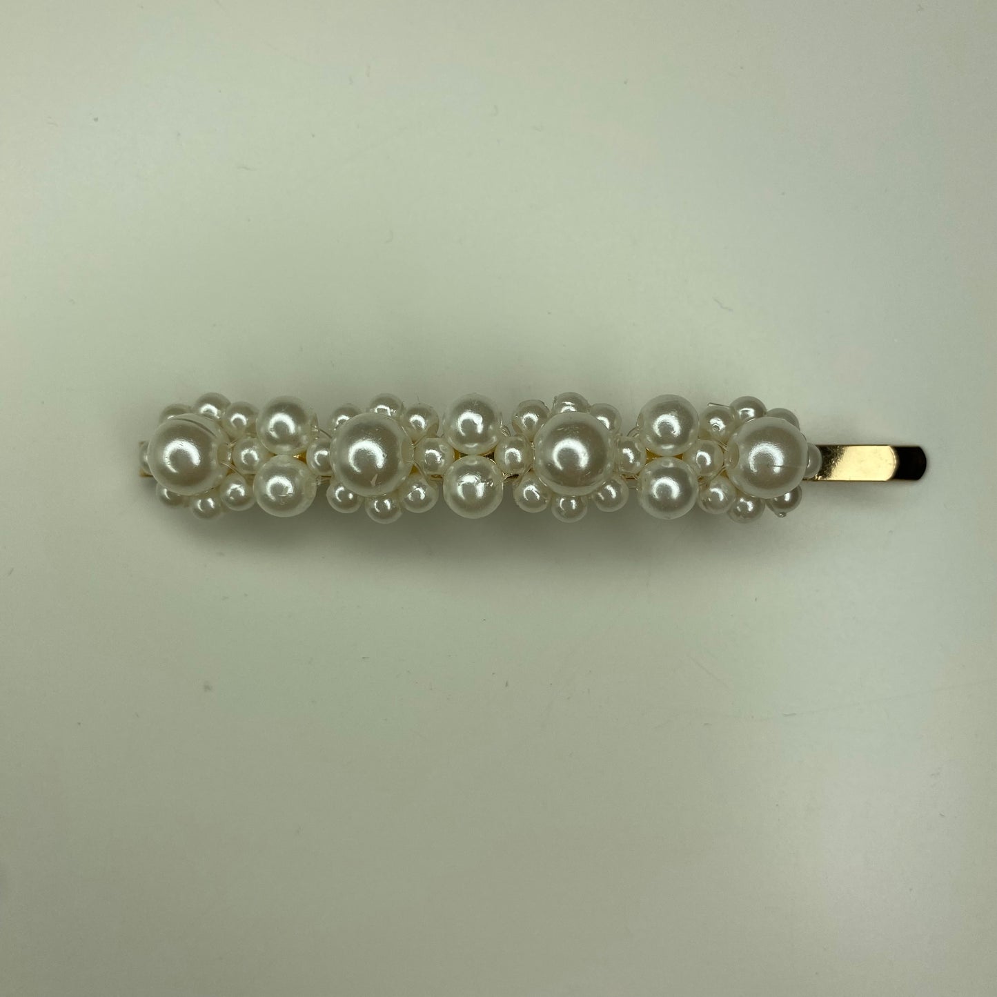 Large Pearl Gold Hair Pin