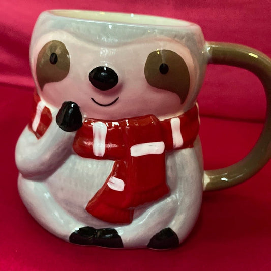 Tasse de Noël avec paresseux